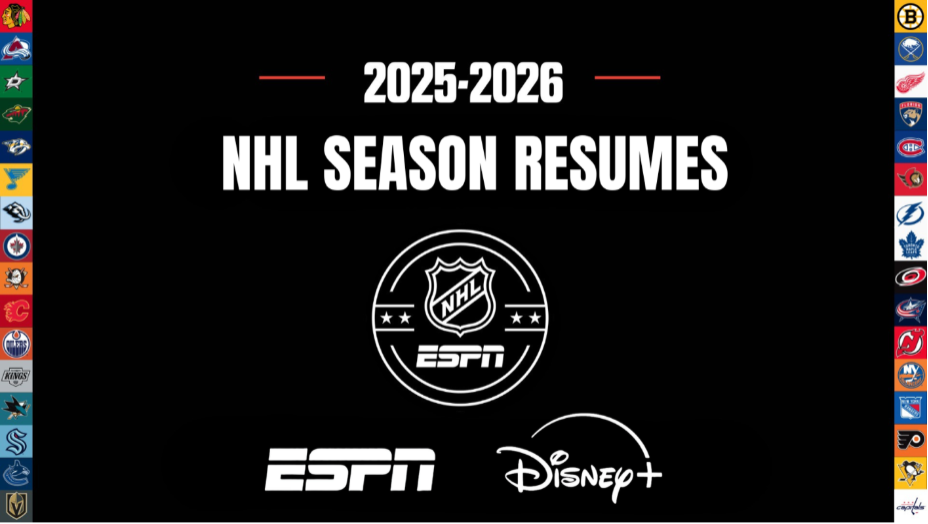 The NHL season resumes this week following Team USA’s goldmedal win at the Olympic Winter Games. Coverage across the Caribbean picks back up Thursday, Feb. 26, with a slate of games featuring Olympic standouts as the stretch run toward the Stanley Cup Playoffs begins. Games are available on ESPN and ESPN2, with all the action streaming on ESPN on Disney+.
